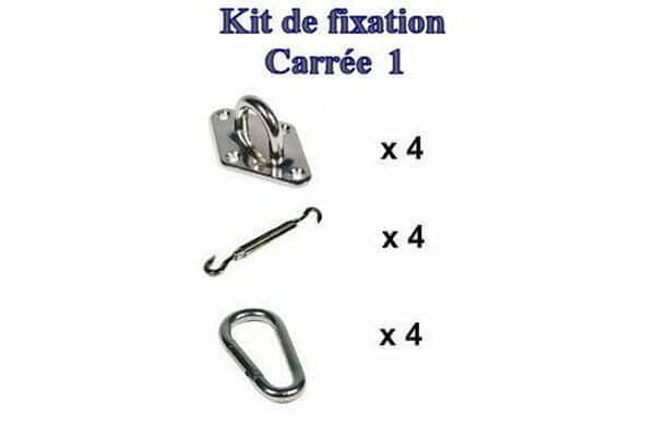 CARREEPONTET: Square / Rectangle Fixing Kit (Pad Eye)