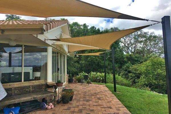 CCOMTR500: Triangle Shade Sail 'Coolaroo Commercial' 5m