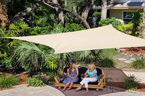 CEVERSQ360: Square Shade Sail<BR>'Coolaroo Everyday' 3.6m x 3.6m