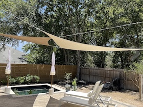 CRTHTR390 - Coolaroo Camping Shade Sail Triangular 3.9m