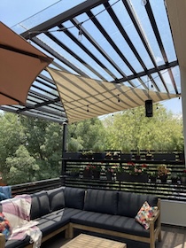 Premium Coolaroo shade sails for gardens and patios, with triangle, square and rectangle designs, breathable HDPE fabric and warranties up to 15 years.