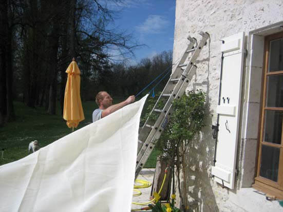 shade sail fixing detail