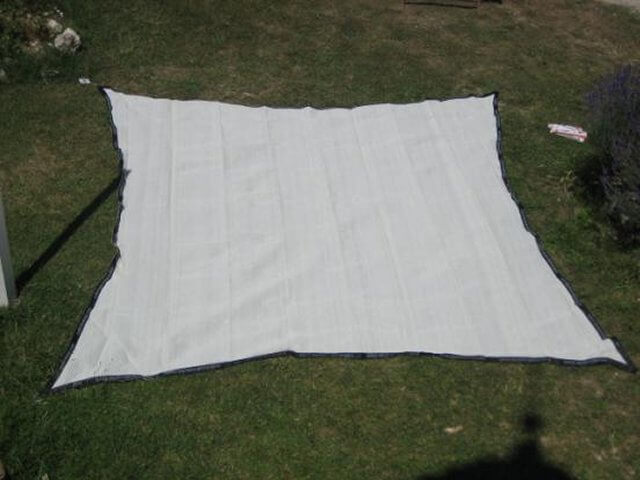 shade sail mounting example