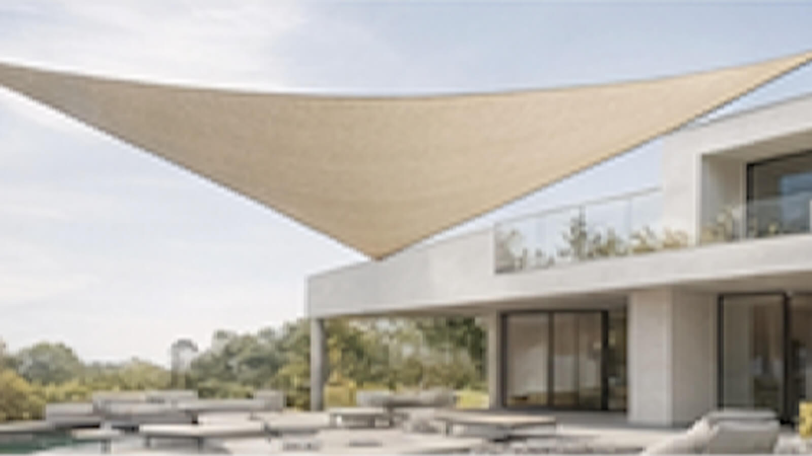 Coolaroo triangular shade sails