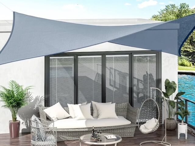 Coolaroo square shade sails
