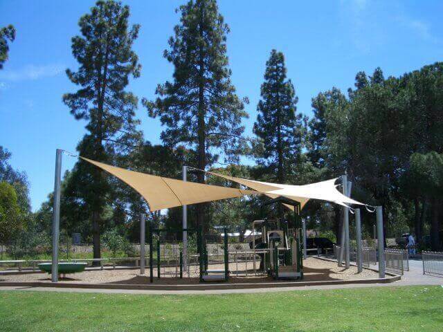 shade sail terrace garden UV protection